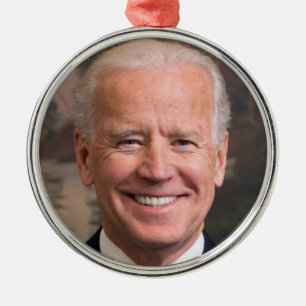 Ornement En Métal Photo de Joe Biden Portrait