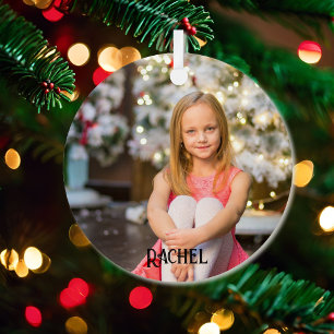 Ornement En Métal Photo Dickens Caroleurs de Noël Ajouter un nom Vin