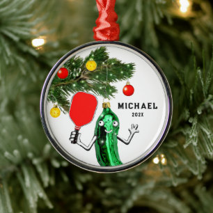 Ornement En Métal Pickleball 2024 Collectible