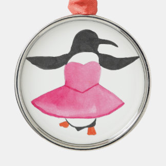 Ornement En Métal Pingouin de ballet