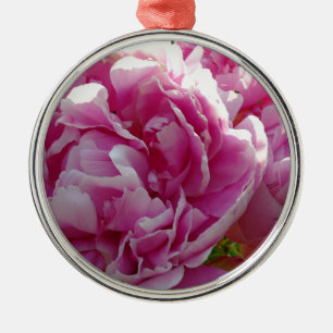Ornement En Métal Pink Peony photo cottage ferme jardin fleuri