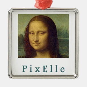 Ornement En Métal Pixelle femme