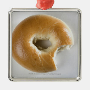Ornement En Métal Plan rapproché d'un bagel
