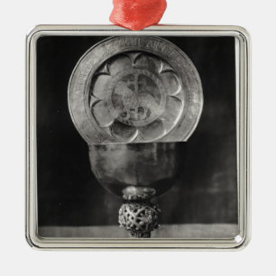 Ornement En Métal Plat de calice et d'eucharistie
