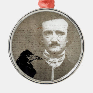 Ornement En Métal Poe Et L'Art numérique Raven Grunge