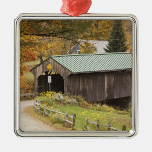 Ornement En Métal Pont couvert, Vermont, États-Unis