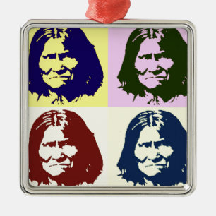Ornement En Métal Pop Art Geronimo