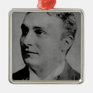 Ornement En Métal Portrait de Charles Spencer Chaplin, Sr