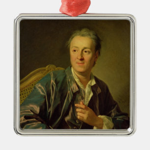 Ornement En Métal Portrait de Denis Diderot 1767