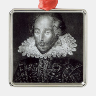 Ornement En Métal Portrait de William Shakespeare