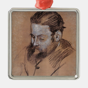 Ornement En Métal Portrait d'Edgar Degas   de Diego Martelli