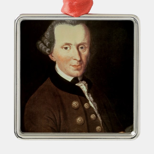 Ornement En Métal Portrait d'Emmanuel Kant (Devant)