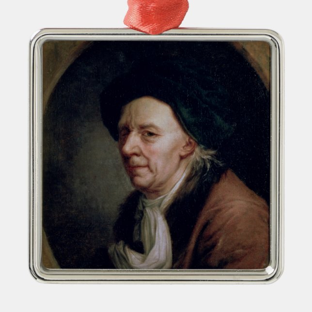 Ornement En Métal Portrait du mathématicien Léonard Euler (Devant)