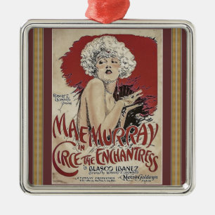 Ornement en métal poster vintage