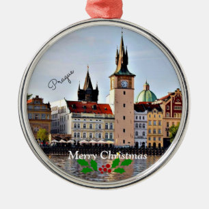 Ornement En Métal Prague, République tchèque - Joyeux Noël