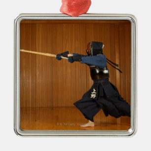 Ornement En Métal Pratique en matière d'escrimeur de Kendo