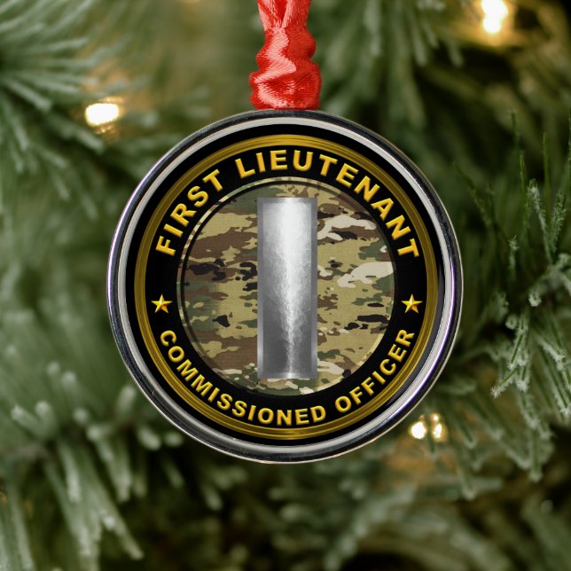 Ornement En Métal Premier lieutenant Noël (Arbre)