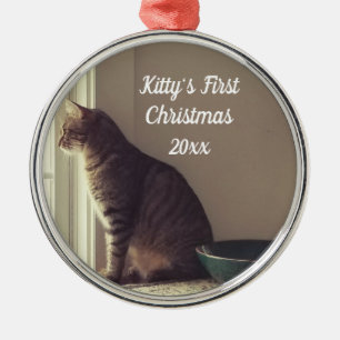 Ornement En Métal Premier Noël de Kitty