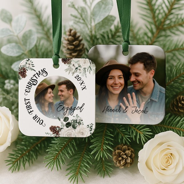 Ornement En Métal Premier Noël engagé (Créateur téléchargé)