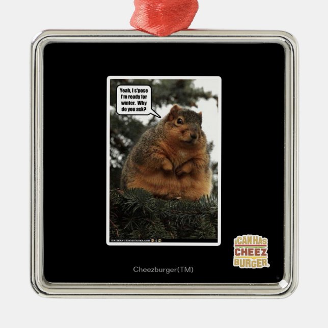 Ornement En Métal Préparez pour l'hiver (Devant)