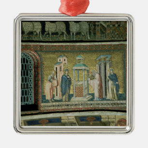 Ornement En Métal Présentation dans le temple, détail de l'histoir