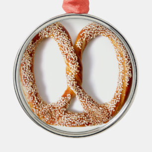 Ornement En Métal Pretzel