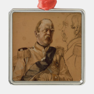 Ornement En Métal Prince Otto Von Bismarck