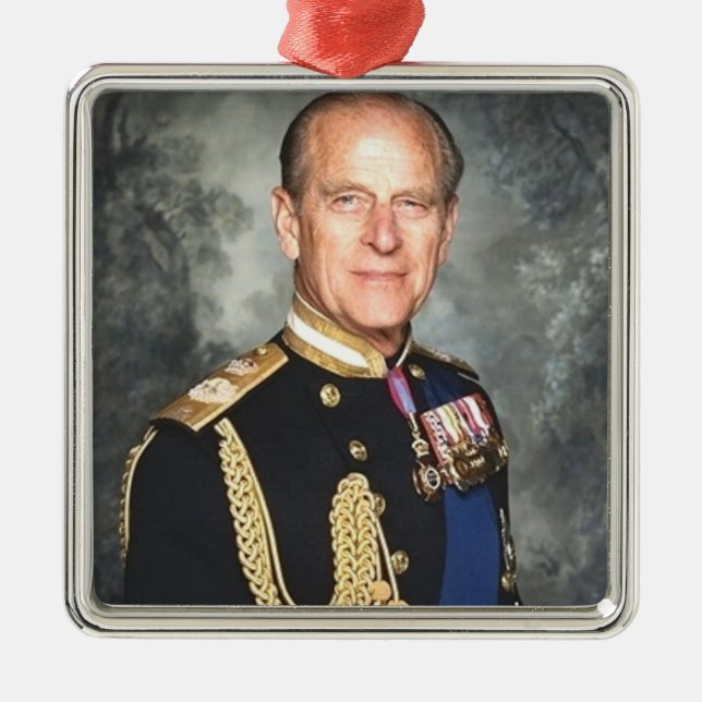 Ornement En Métal Prince Philip (Devant)