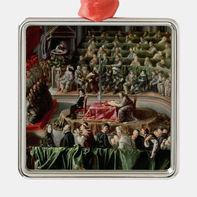Ornement En Métal Procès de Galilée, 1633 (Devant)