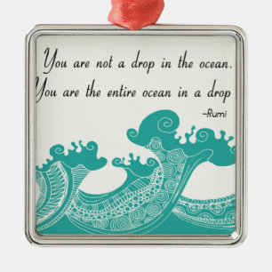 Ornement En Métal Quota de Rumi Ocean