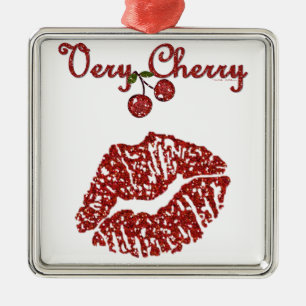 Ornement En Métal RAB Rockabilly très Cherry Kiss