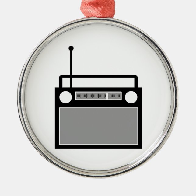 Ornement En Métal Radio (Devant)