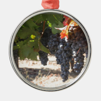 Ornement En Métal Raisins de pays de vin