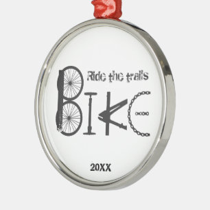 Ornement En Métal Randonnée Vélo de piste Graffiti Inspiration cit