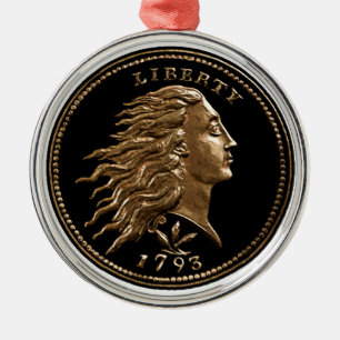 Ornement En Métal Rare Armature en métal Penny