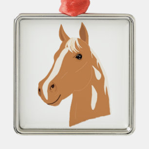 Ornement En Métal Red Flight le Cheval heureux