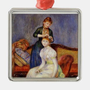 Ornement En Métal Renoir : La Coiffure