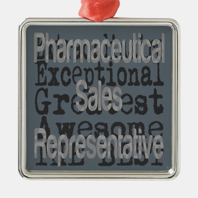 Ornement En Métal Représentant des ventes pharmaceutiques Extraordin (Devant)