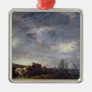 Ornement En Métal Retour des pêcheurs, 1646
