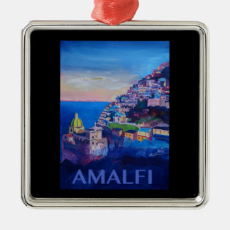 Ornement En Métal Rétro côte Italie d'Amalfi d'affiche