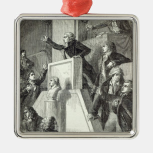 Ornement En Métal Réunion de l'Assemblée nationale, 1791