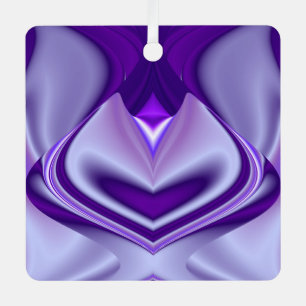 Ornement En Métal Rêves arc-en-ciel à fleurs violettes