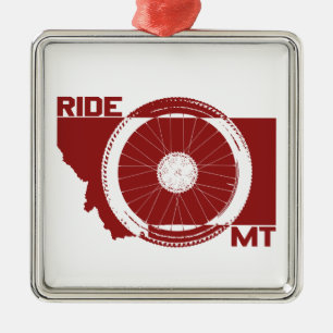 Ornement En Métal Ride Montana