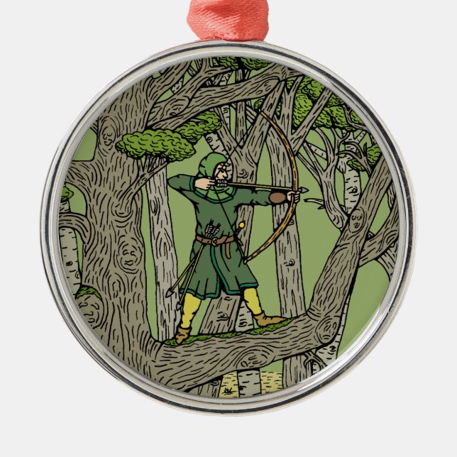 Ornement En Métal Robin Hood (Devant)
