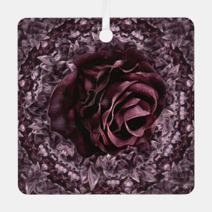 Ornement En Métal Rose Mandala