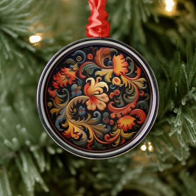 Ornement En Métal Rosepaint Moderne 3 de 6 (Arbre)