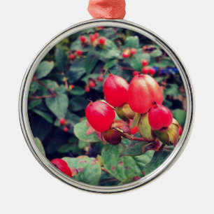 Ornement En Métal Rouge