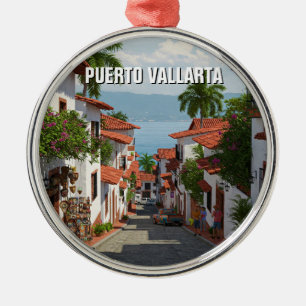 Ornement En Métal Rue à Puerto Vallarta Mexique Voyage