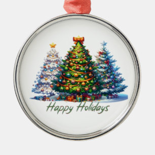 Ornement En Métal sapin de Noël