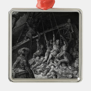 Ornement En Métal Scène "du givre du marin antique" 2